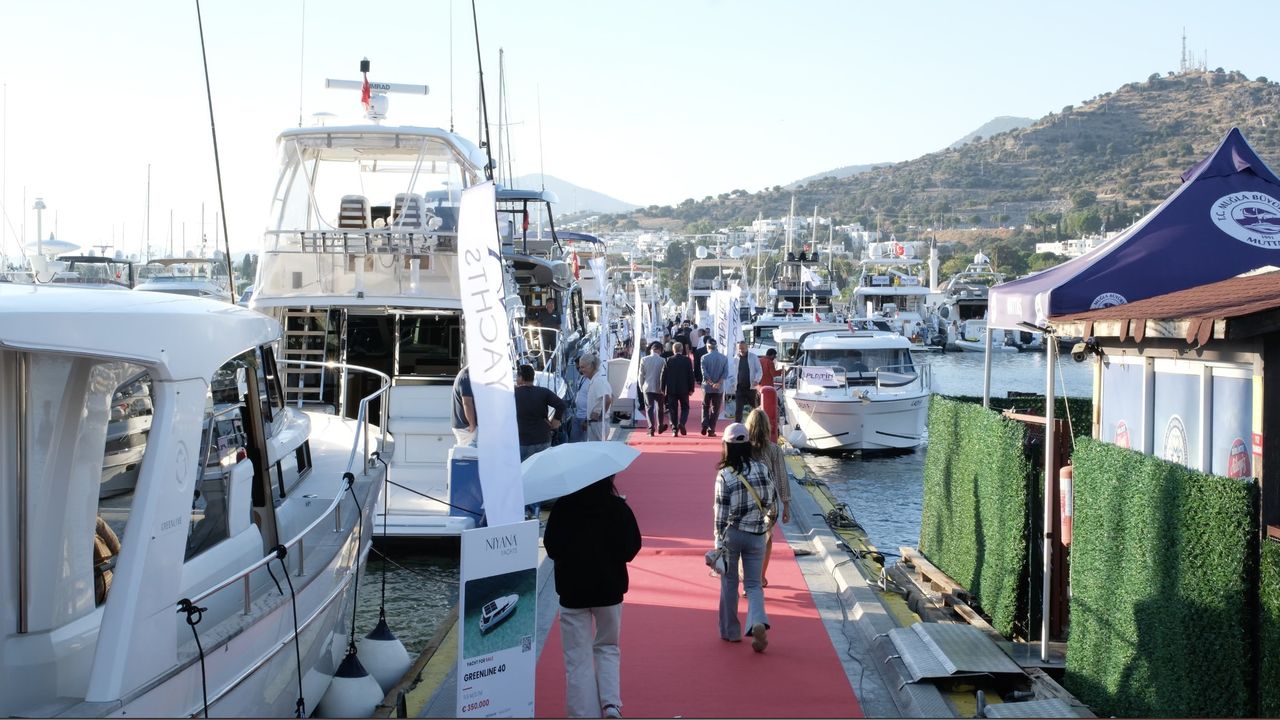 Bodrum Boat Show’da 200’e yakın tekne görücüye çıktı